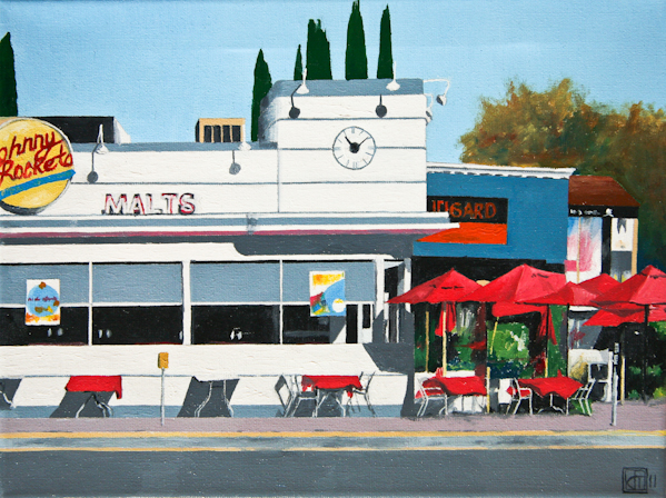 Johnny Rockets, Melrose Avenue, LA