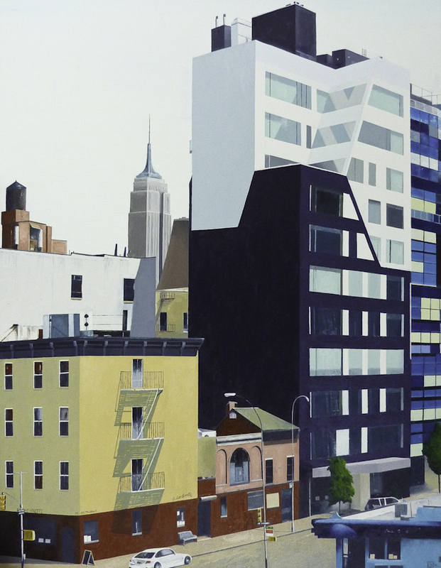 Empire estate from the high line 36 x 28