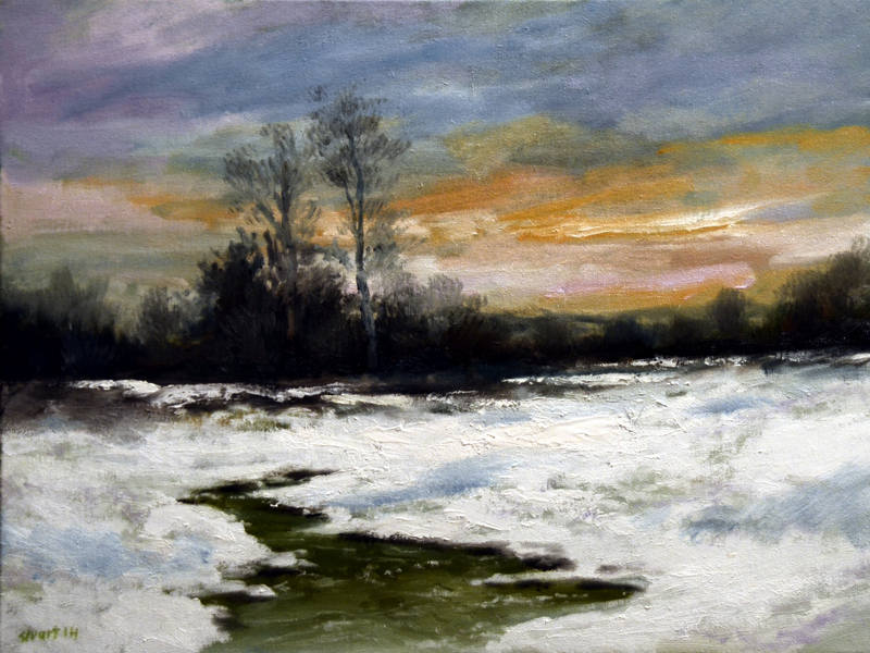 Chilly morning 61x46