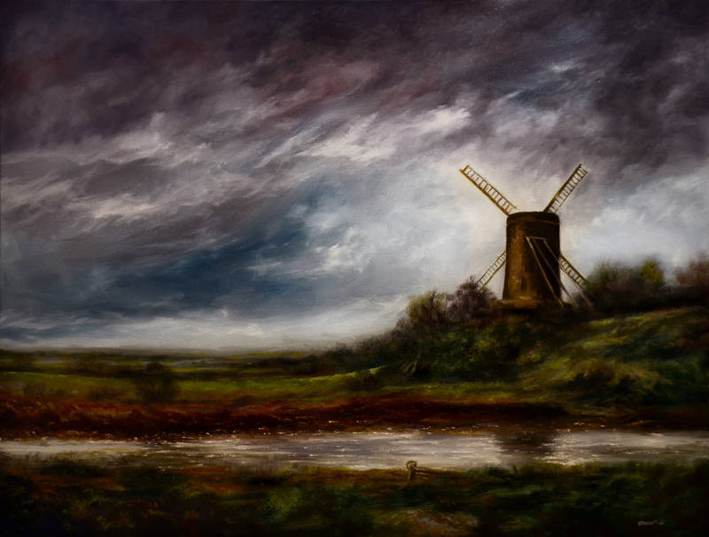 Windmill of My Mind 89x116cm