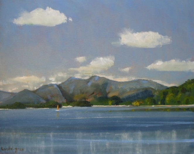 Skiddaw from Derwent Water from the Lake District