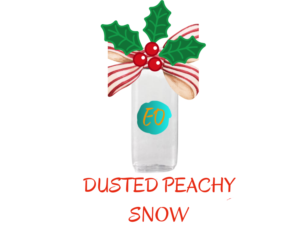 Dusted Peachy Snow