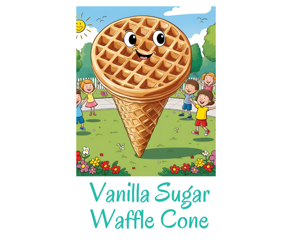 Vanilla Sugar Waffle Cone