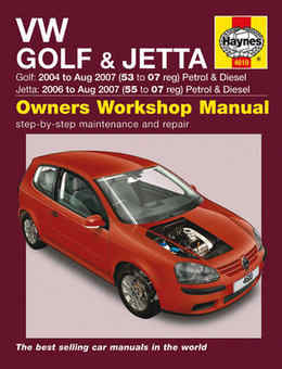 Volkswagen Golf Haynes Manual Repair Manual Workshop