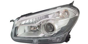 Nissan Qashqai Headlight Unit Passenger's Side Headlamp Unit 2010-2013