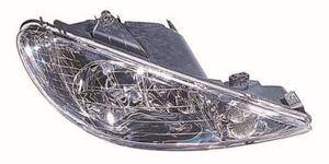 Peugeot 206 Headlight Unit Driver's Side Headlamp Unit 2003-2009