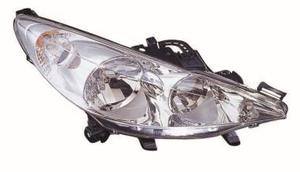 Peugeot 207 Headlight Unit Driver's Side Headlamp Unit 2006-2012