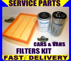 Nissan Primastar 1.9 Dci 1.9Dci Oil Filter Air Filter Fuel Filter Service Kit 