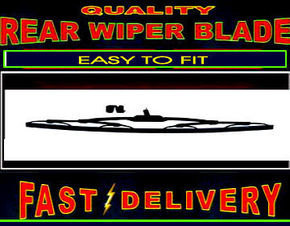 Bmw 5 Series Estate 520 523 530 E34 Rear Wiper Blade Back Windscreen Wiper 1991-1996