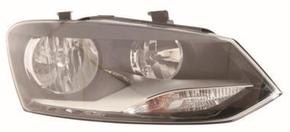 Volkswagen Polo Headlight Unit Driver's Side Headlamp Unit 2009-2014