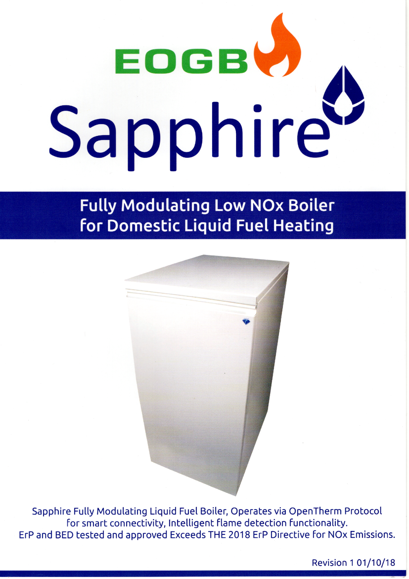 Sapphire oil boiler