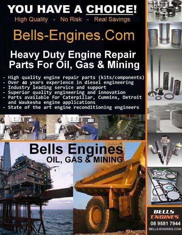 OIL & GAS AND MINING ENGINE REPAIR SERVICES AUSTRALIA