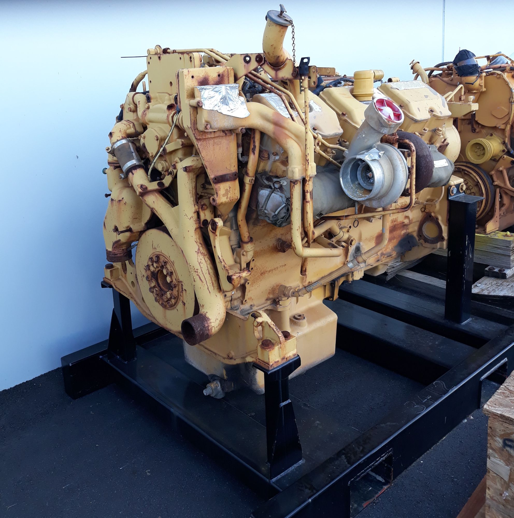 CaterpillarÂ® 3412 D9R HUEI Engine dismantled and used parts now available for sale throughout Australia