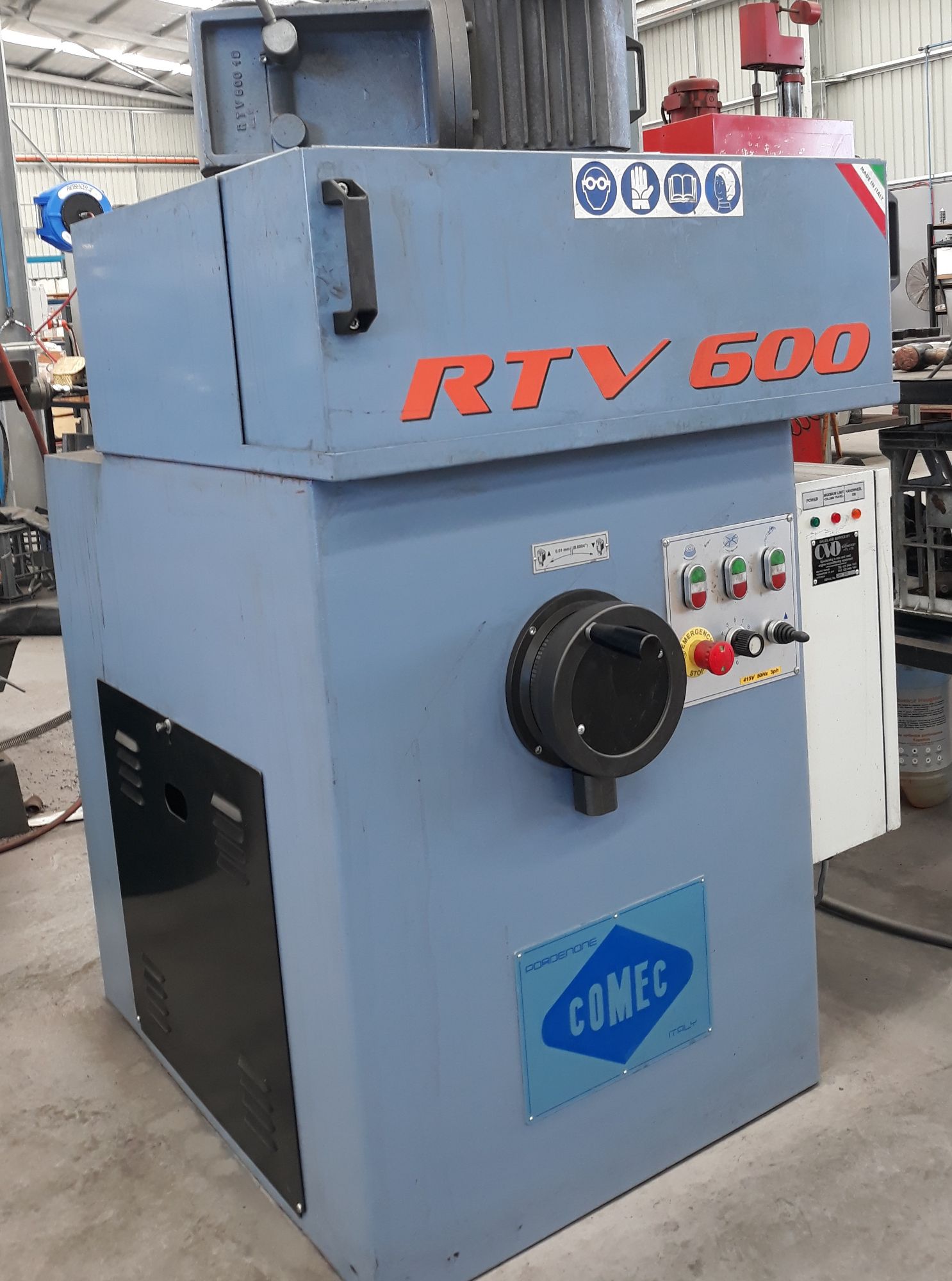 Comec RTV 600 Flywheel Machining Unit Western Australia