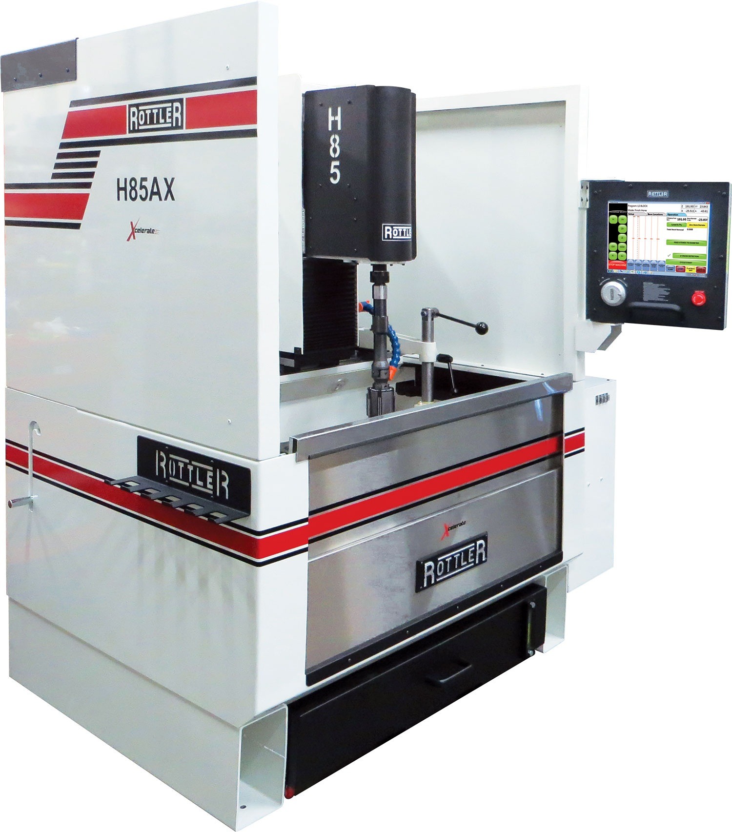 Rottler H85AX - CNC Automatic Vertical Honing Machine with Hole-to-Hole Aut