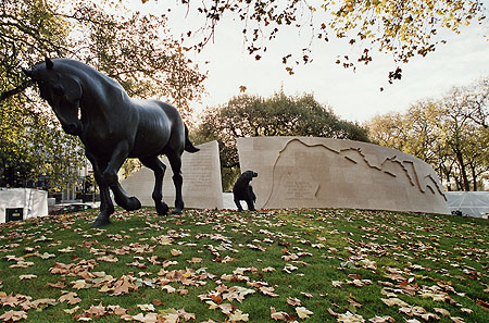 The Animals in War Memorial in London.  They had no choice