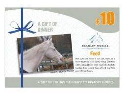 £10 A Gift of Dinner