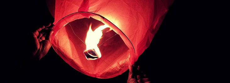 Sky lanterns can kill, they can destroy - please don't set them off