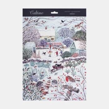 This is the Traditional Winter Scene Advent Calendar from the National Trust