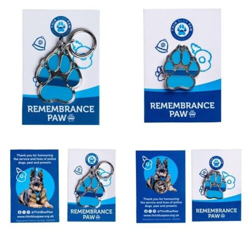 Get your Remembrance Paw from the Thin Blue Paw Foundation