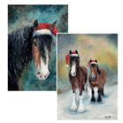 Visit the Northcote Heavy Horses and Animals Animal Sanctuary to see their Christmas cards