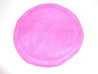 Soaker Pad (Round) -  Cerise Fleece