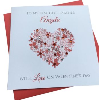 Red Heart Valentine's card