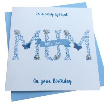 'Mum' card (Blue)