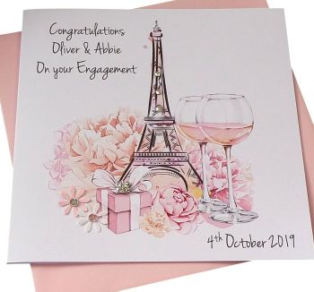 Paris Theme Celebration Card