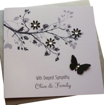 With Sympathy Card