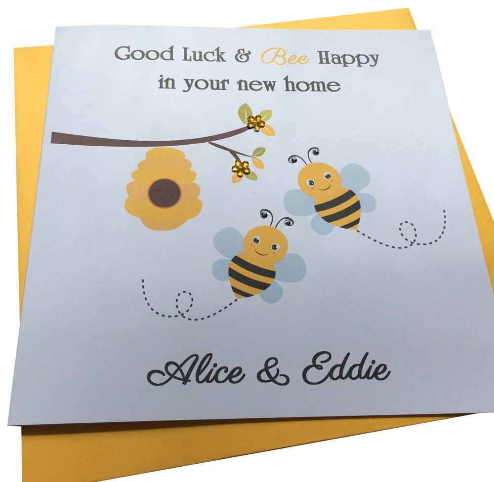 Bumble Bee  New Home Card