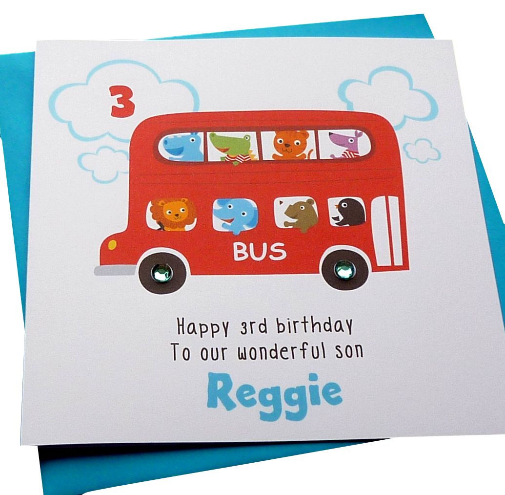 Big Red Bus Card