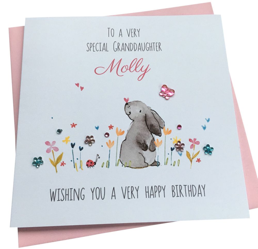 Bunny birthday Card