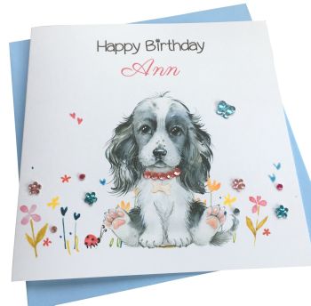 Spaniel birthday Card