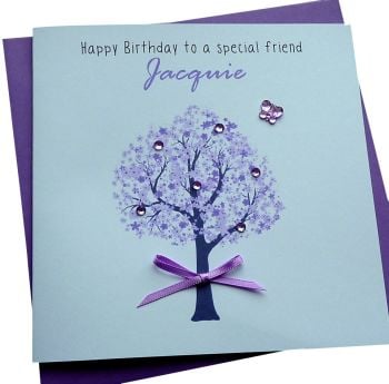 Lilac Tree Card