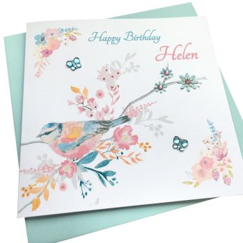 Garden Bird Birthday Card