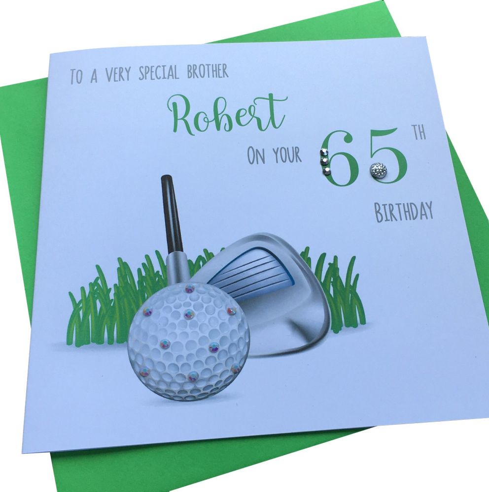 Golf Theme Birthday Card