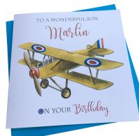 Aeroplane  Birthday Card 