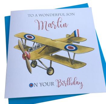 Aeroplane  Birthday Card 