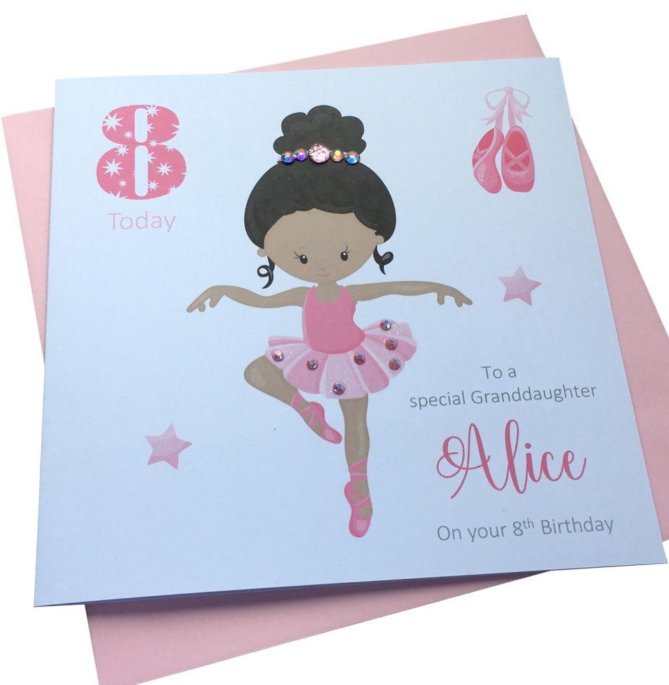 Ballerina Birthday Card (2)