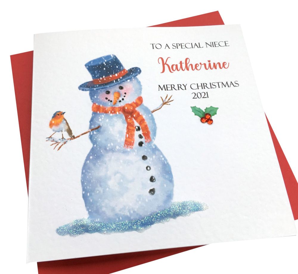  Christmas Snowman Card