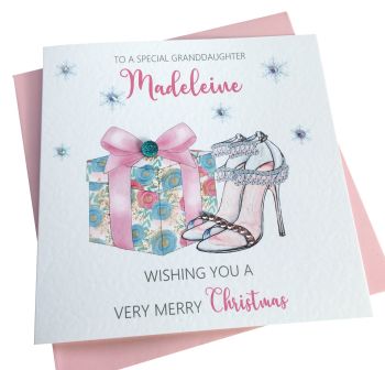  Christmas Present & Shoes Card