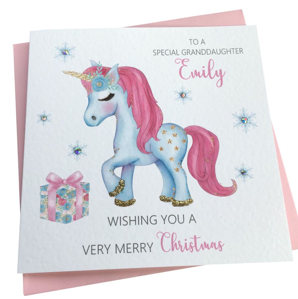  Christmas Unicorn Card (1)