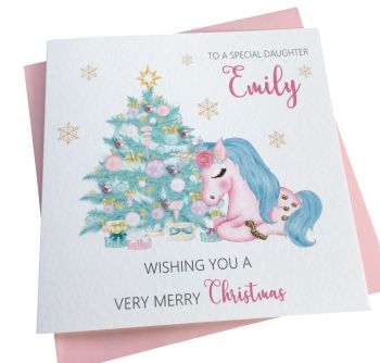  Christmas Unicorn Card (2)