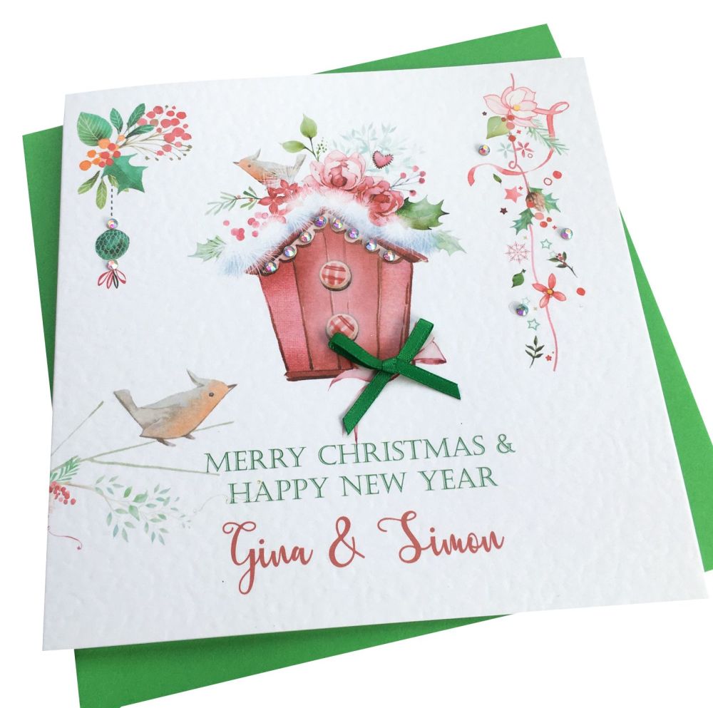  Christmas Birdhouse Card