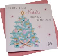Pastel Christmas Tree Card