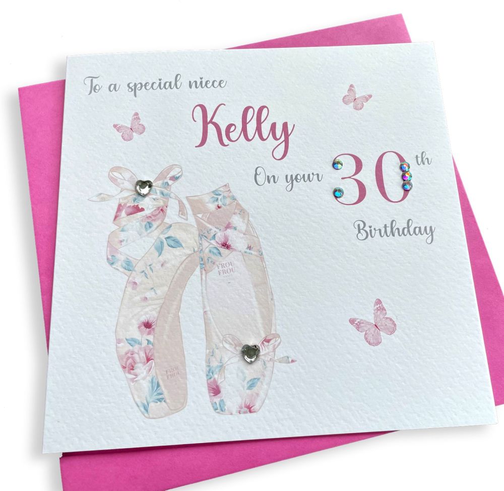 Ballet Shoes Birthday Card