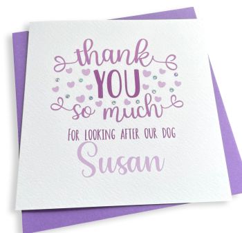Thank You So Much Card (lilac)
