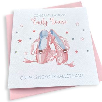 Ballet Shoes Exam Card