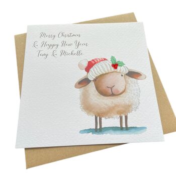 Christmas Sheep card (1)